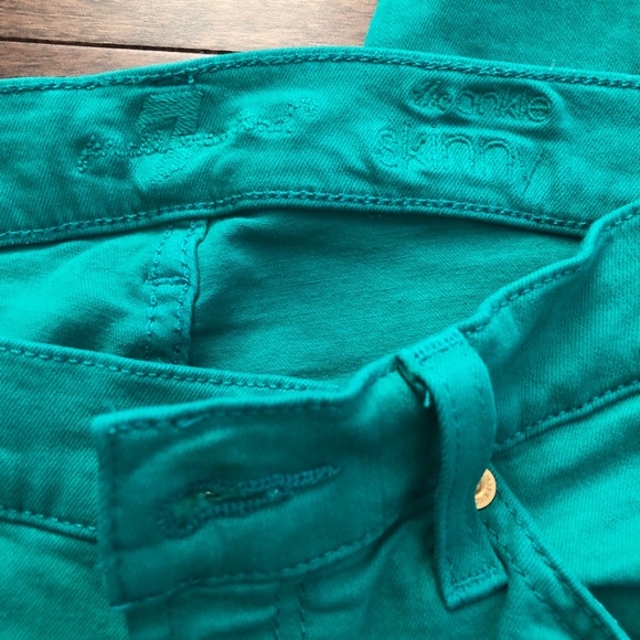 7 for All Mankind The Ankle Skinny Colored Jean - Picture 7 of 10